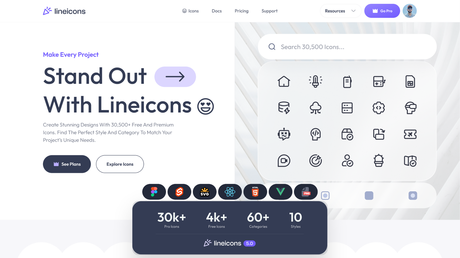 LineIcon Free Icon Font Packs of 2024