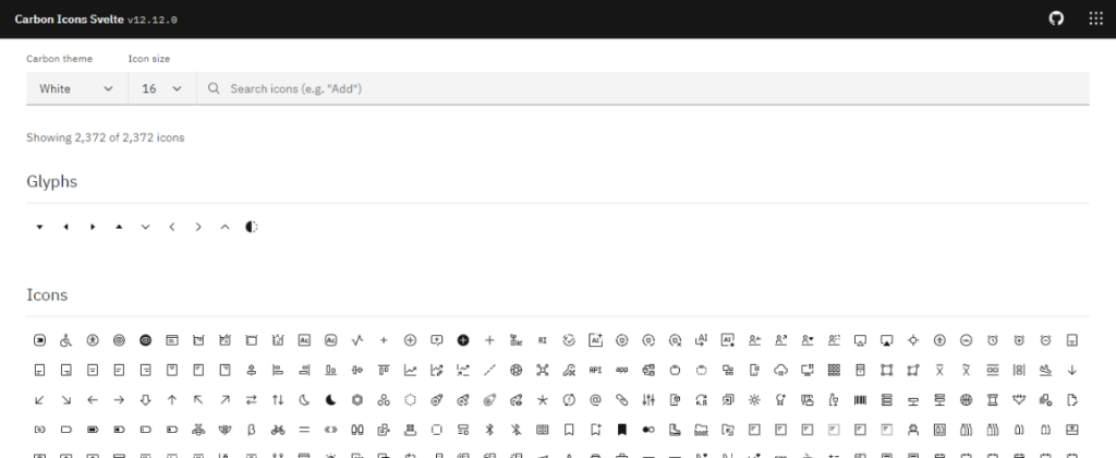 carbon-icons-svelte-icon-library