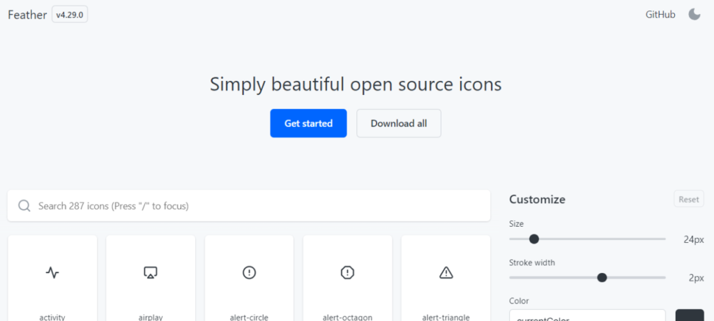 feather-icons-react