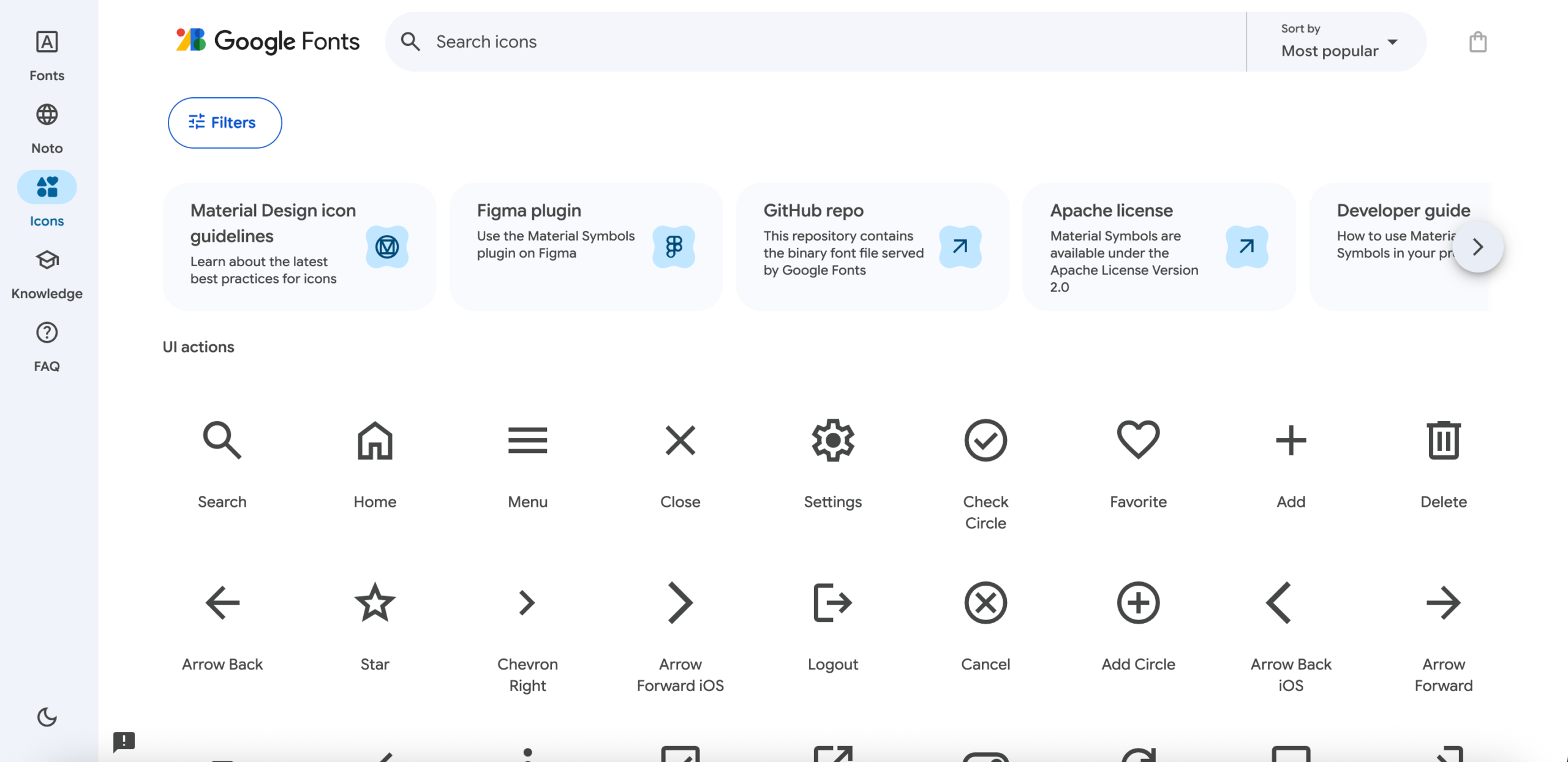 Material Symbols