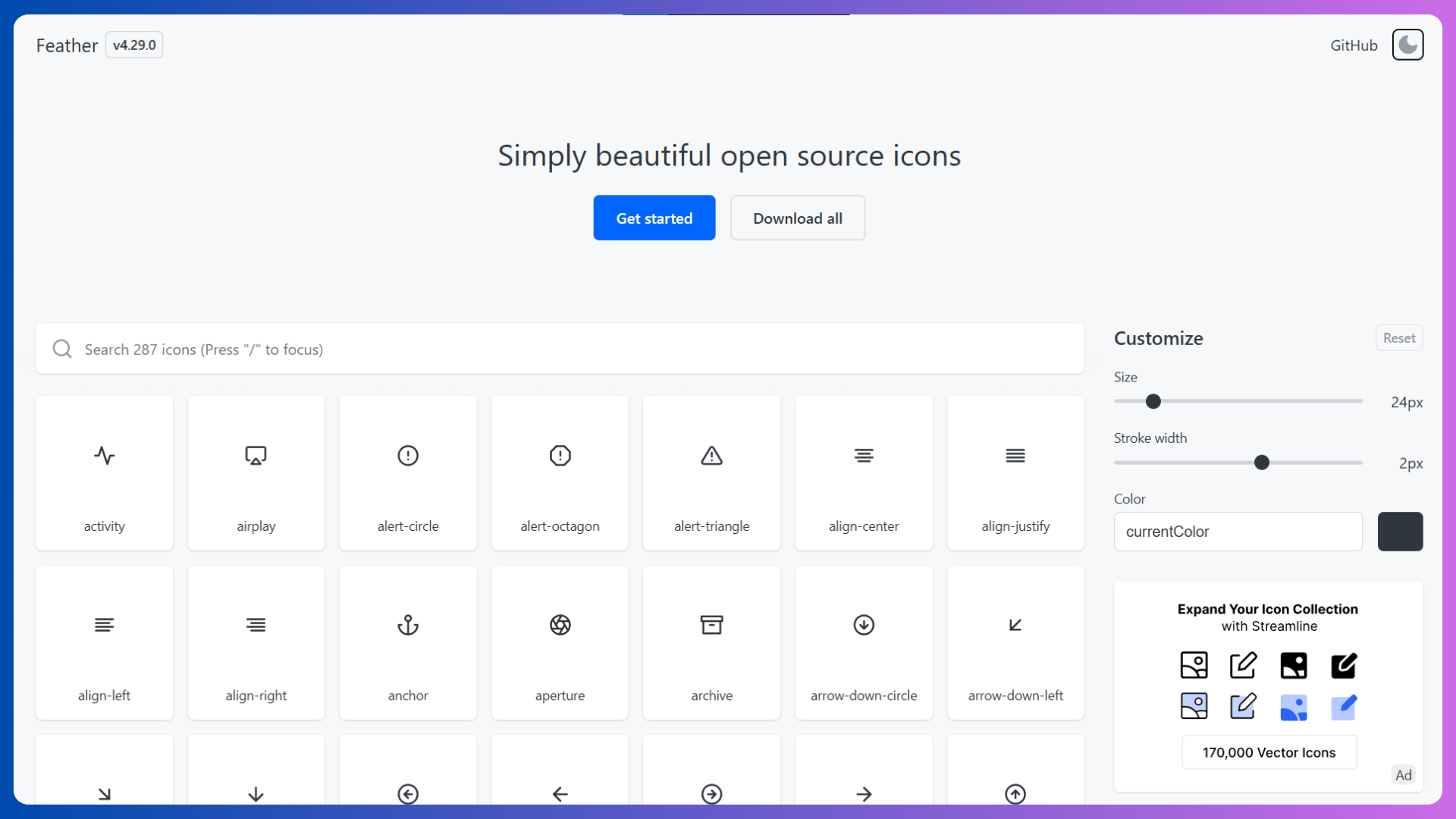 Feather Icons