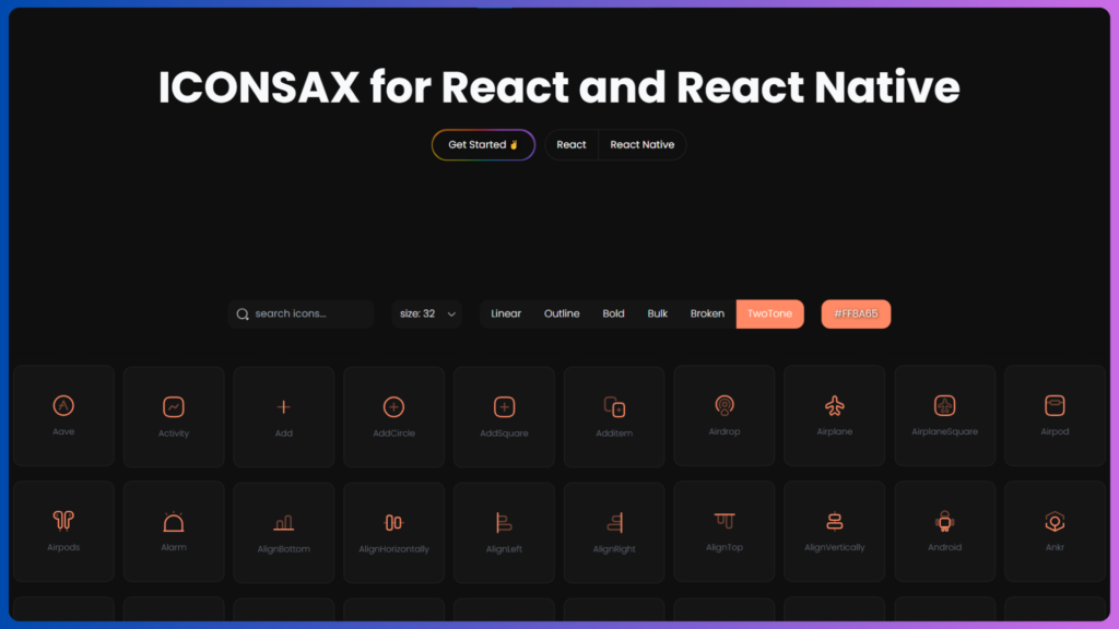 9+ Best React Native Icon Libraries for 2025 | Lineicons