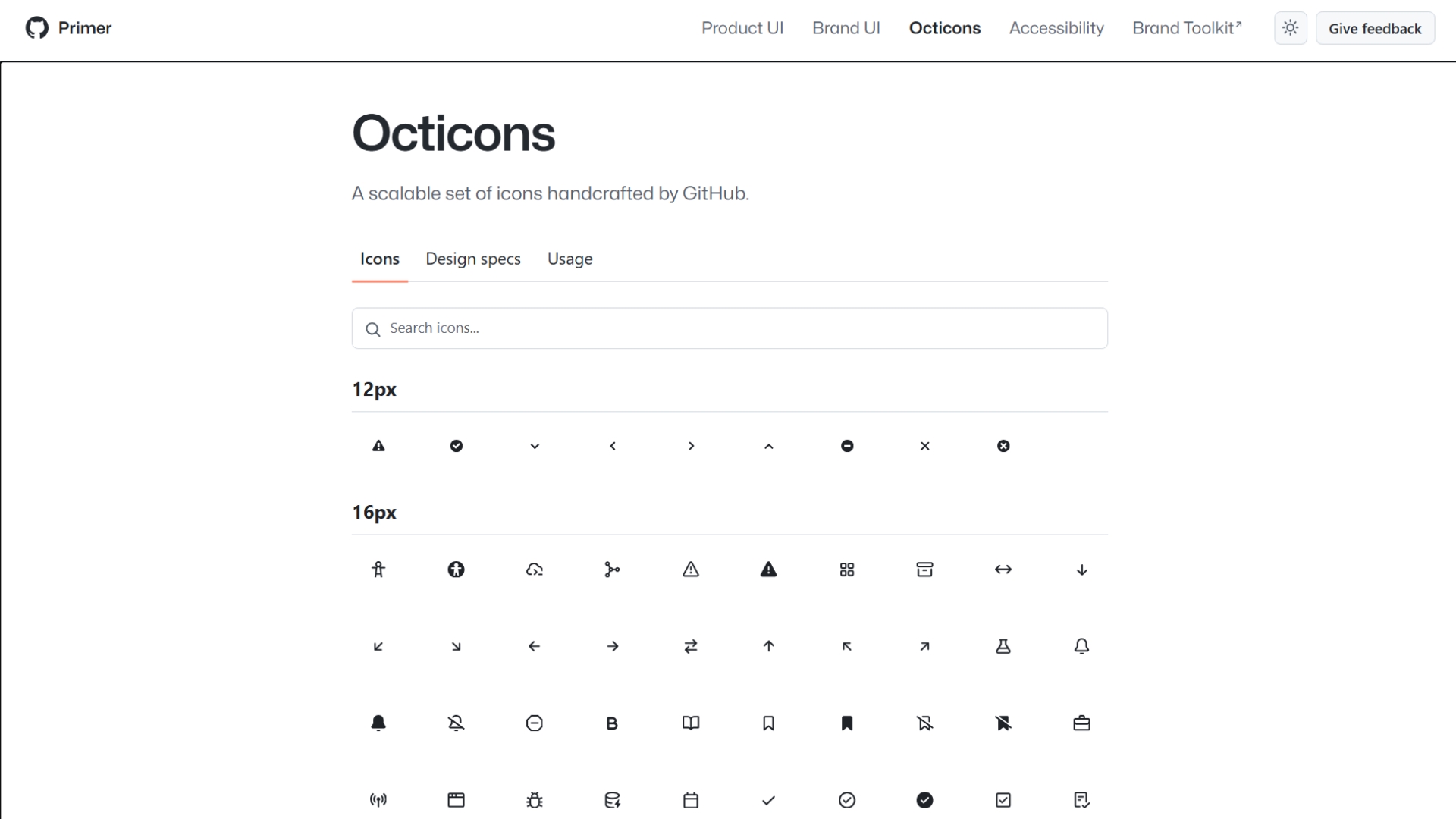 Octicons - A Scalable Set Of Icons