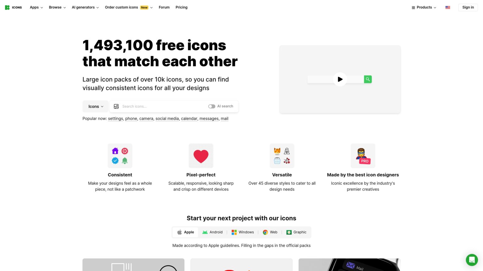 7+ Best Flaticon Alternatives for 2026 | Lineicons